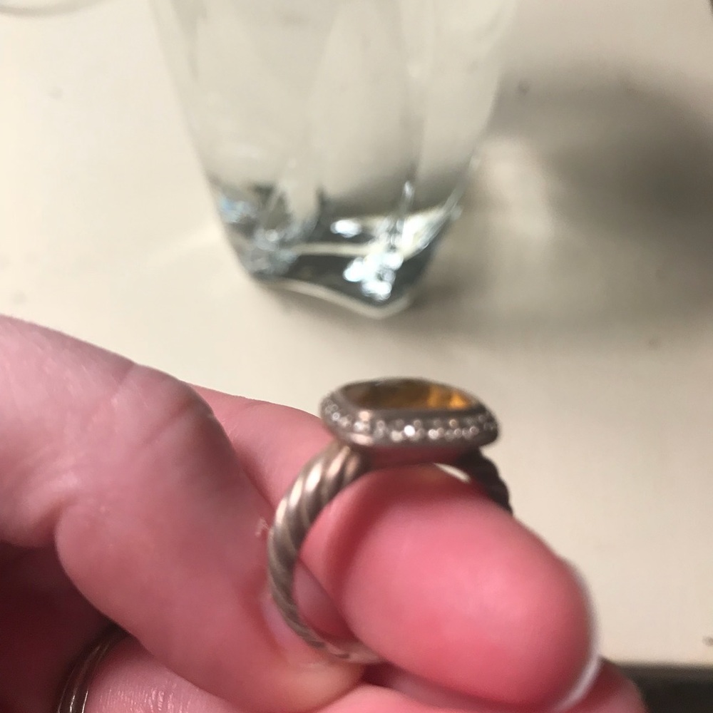 David Yurman Citrine ring size 5.5 - Picture 7 of 8